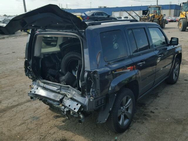 1C4NJRFB6FD154360 - 2015 JEEP PATRIOT LA BLUE photo 4