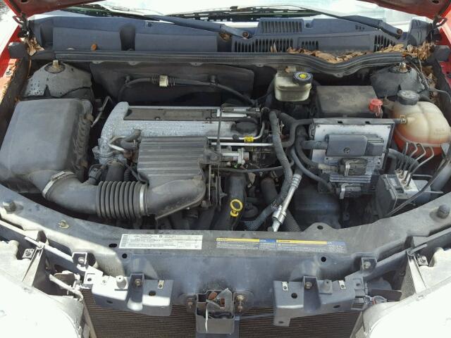 1G8AN12F54Z135161 - 2004 SATURN ION LEVEL RED photo 7