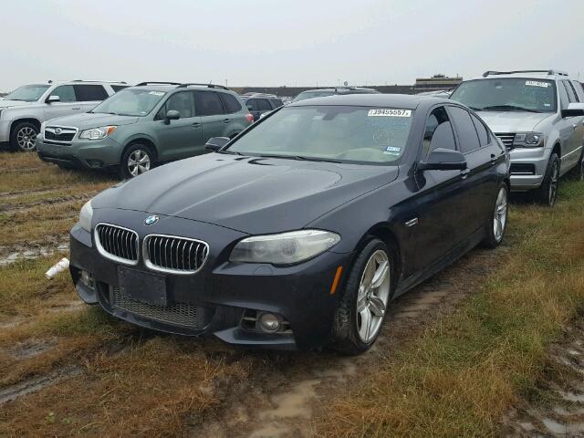 WBA5B1C56ED482080 - 2014 BMW 535 GRAY photo 2