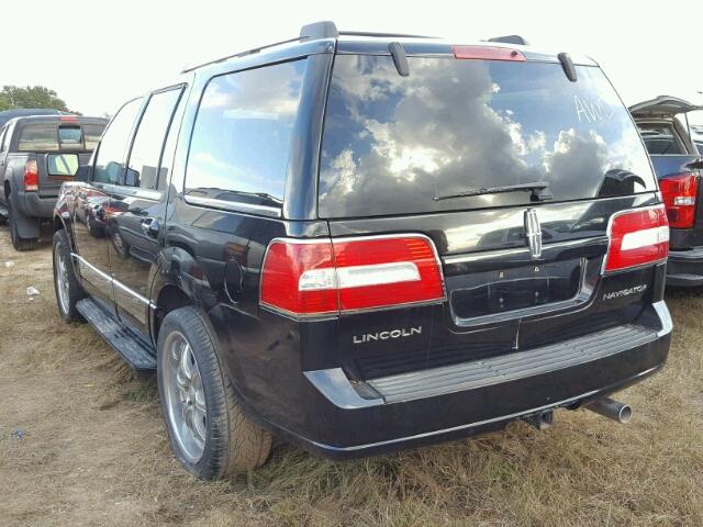 5LMFU27527LJ15647 - 2007 LINCOLN NAVIGATOR BLACK photo 3