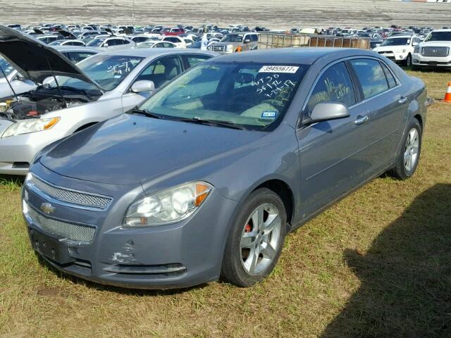 1G1ZH57B494186581 - 2009 CHEVROLET MALIBU 1LT GRAY photo 2