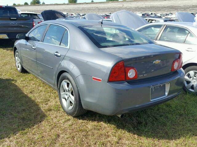 1G1ZH57B494186581 - 2009 CHEVROLET MALIBU 1LT GRAY photo 3