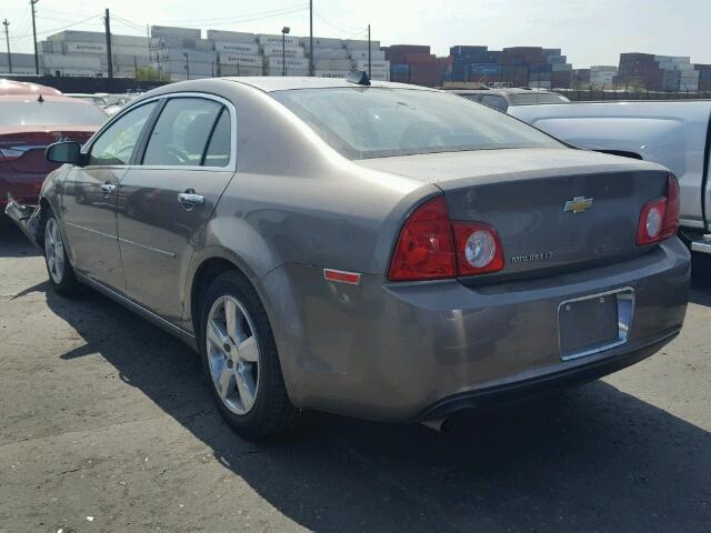 1G1ZD5E06CF341141 - 2012 CHEVROLET MALIBU 2LT BROWN photo 3