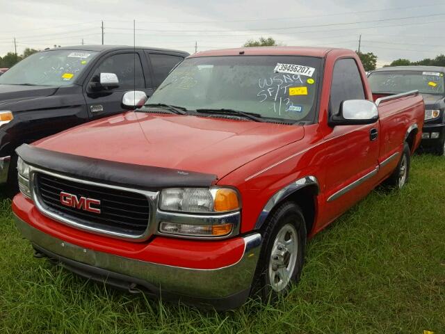 1GTEC14V3YE216626 - 2000 GMC NEW SIERRA RED photo 2