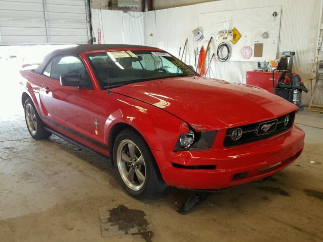 1ZVHT84N665230018 - 2006 FORD MUSTANG RED photo 1