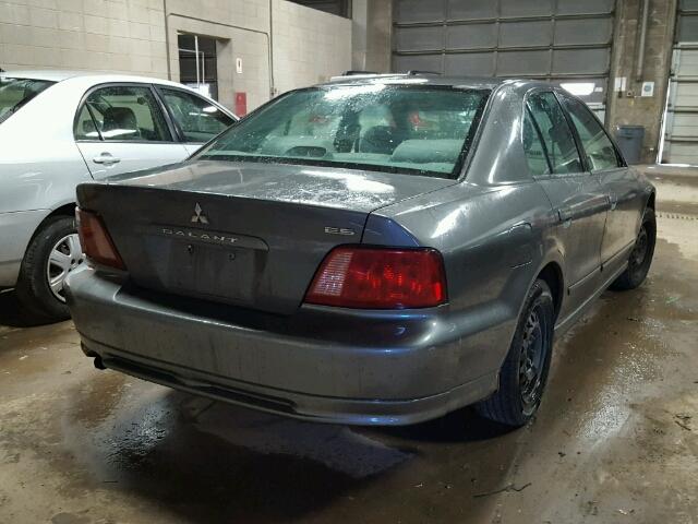 4A3AA46G13E104255 - 2003 MITSUBISHI GALANT ES GRAY photo 4