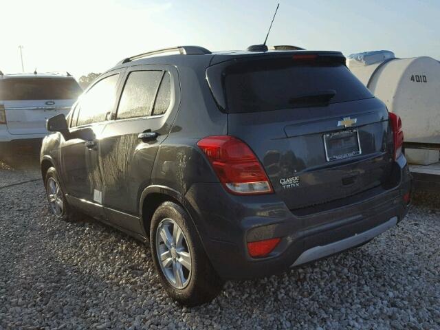 KL7CJLSB8JB630670 - 2018 CHEVROLET TRAX 1LT CHARCOAL photo 3