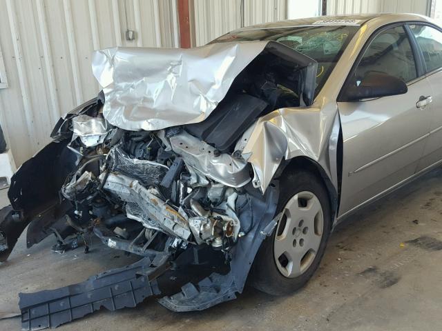 1G2ZF55B864187393 - 2006 PONTIAC G6 SE SILVER photo 9