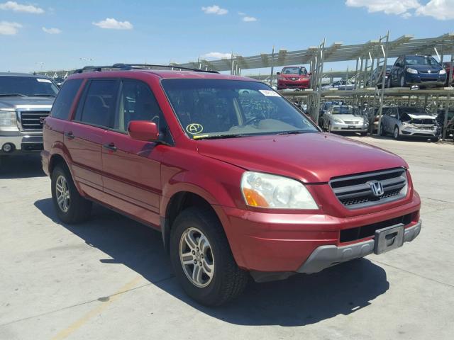 2HKYF18494H512606 - 2004 HONDA PILOT EX RED photo 1