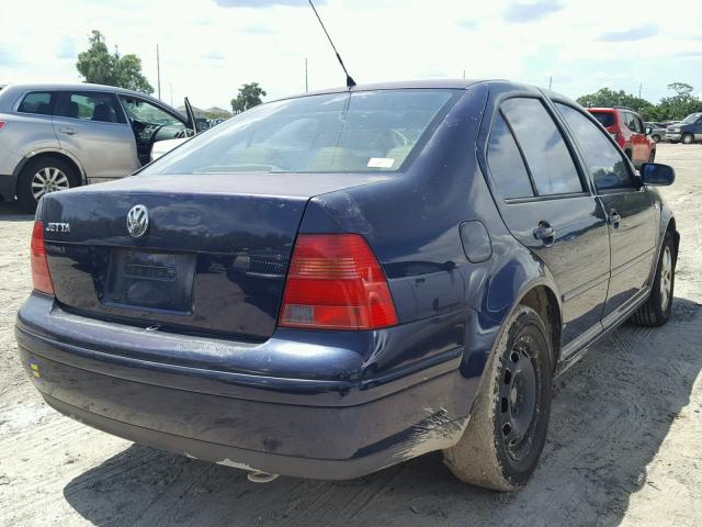 3VWSK69M83M093232 - 2003 VOLKSWAGEN JETTA GLS BLUE photo 4