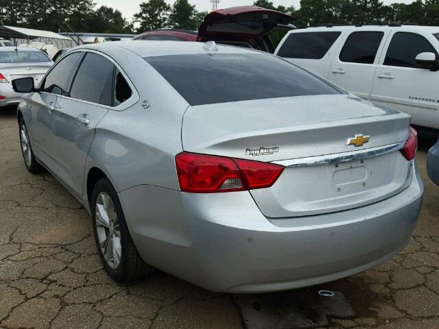 1G1115SLXEU104414 - 2014 CHEVROLET IMPALA SILVER photo 3