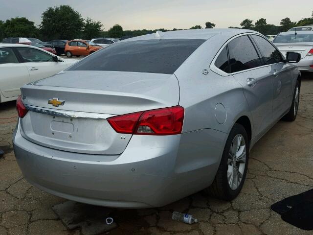 1G1115SLXEU104414 - 2014 CHEVROLET IMPALA SILVER photo 4