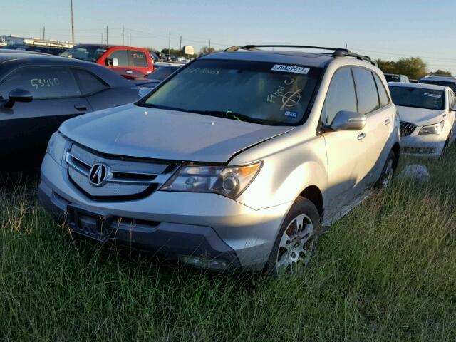 2HNYD28219H519683 - 2009 ACURA MDX SILVER photo 2