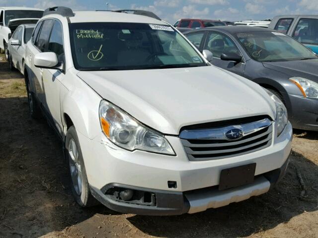 4S4BRDJC3A2375509 - 2010 SUBARU OUTBACK WHITE photo 1