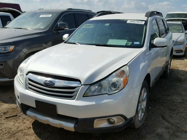 4S4BRDJC3A2375509 - 2010 SUBARU OUTBACK WHITE photo 2