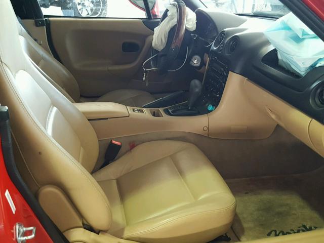 JM1NB3534X0137229 - 1999 MAZDA MX-5 MIATA RED photo 5