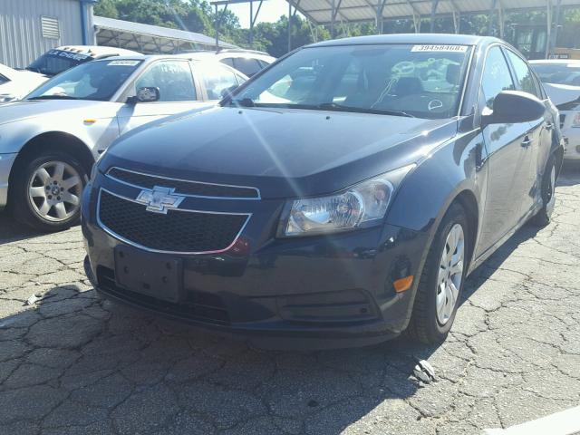 1G1PA5SH2E7198387 - 2014 CHEVROLET CRUZE LS BLUE photo 2