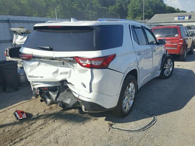 1GNEVKKW3JJ124710 - 2018 CHEVROLET TRAVERSE H WHITE photo 4