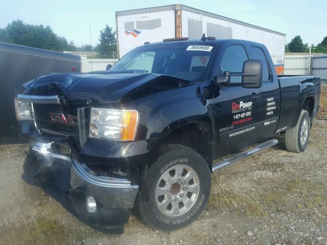 1GT210CG7CZ147995 - 2012 GMC SIERRA C25 BLACK photo 2