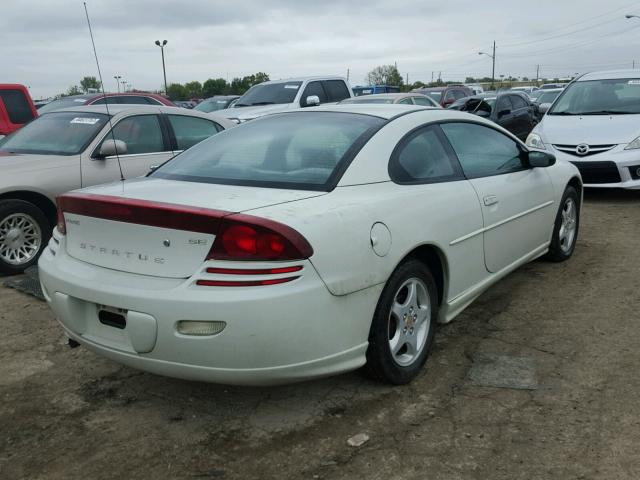 4B3AG42G52E002107 - 2002 DODGE STRATUS SE WHITE photo 4