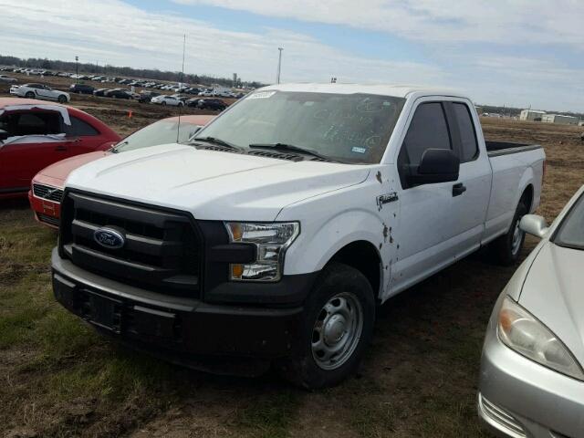 1FTEX1CF0GKD99577 - 2016 FORD F150 SUPER WHITE photo 2