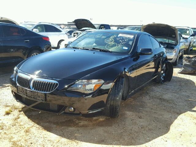 WBAEH13507CR53017 - 2007 BMW 650 I BLACK photo 2