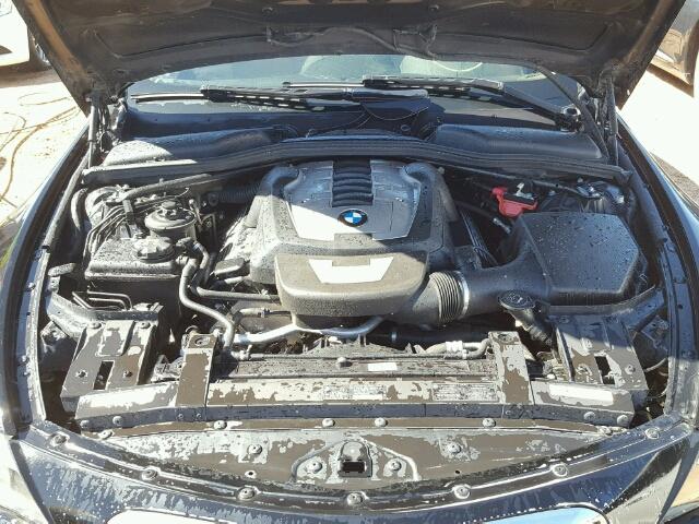 WBAEH13507CR53017 - 2007 BMW 650 I BLACK photo 7