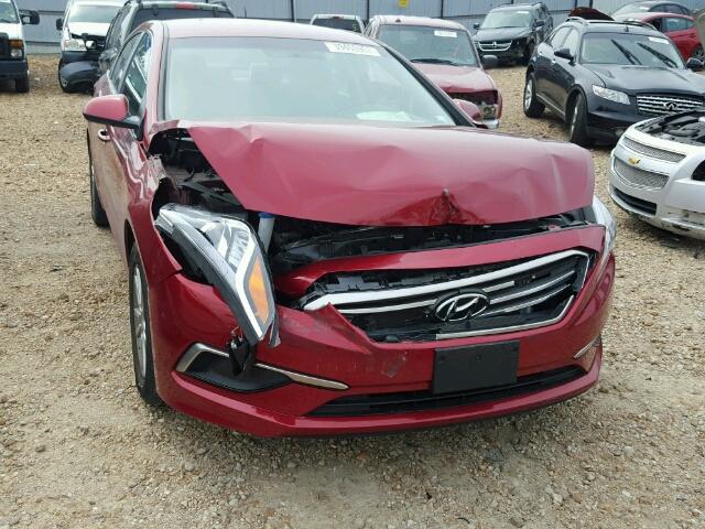 5NPE24AF0GH366595 - 2016 HYUNDAI SONATA SE MAROON photo 9