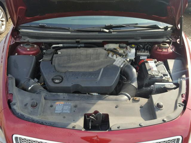 1G1ZE5E77AF250676 - 2010 CHEVROLET MALIBU LTZ წითელი ფოტო 7