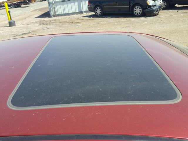 1G1ZE5E77AF250676 - 2010 CHEVROLET MALIBU LTZ წითელი ფოტო 9