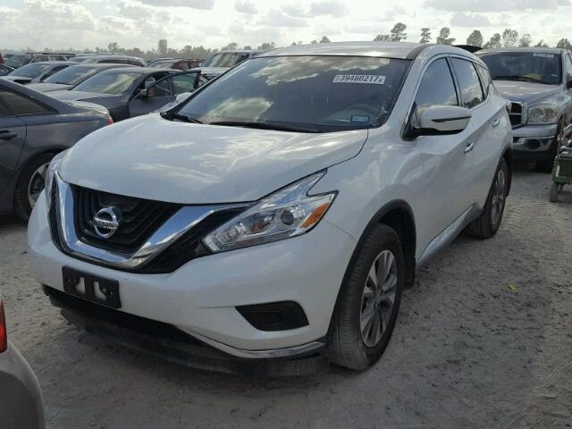 5N1AZ2MGXGN152454 - 2016 NISSAN MURANO S WHITE photo 2