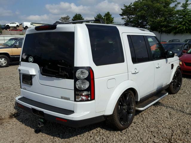 SALAK2V64GA838374 - 2016 LAND ROVER LR4 HSE LU WHITE photo 4