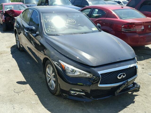 JN1BV7AR1FM419124 - 2015 INFINITI Q50 BASE BLACK photo 1