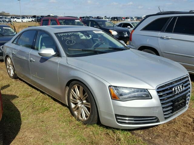 WAURGAFD1DN026132 - 2013 AUDI A8 L QUATT SILVER photo 1