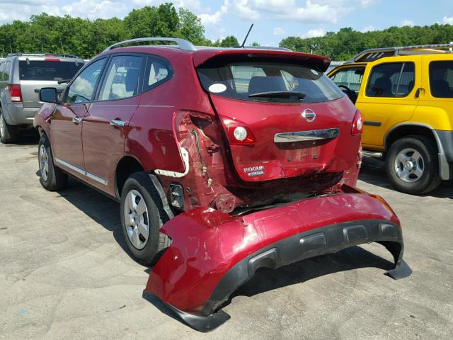 JN8AS5MT8FW157026 - 2015 NISSAN ROGUE SELE RED photo 3