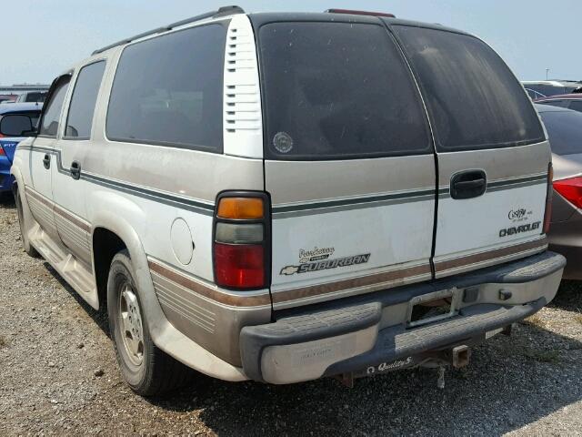 1GNEC16Z14J167886 - 2004 CHEVROLET SUBURBAN C WHITE photo 3