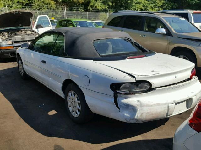 3C3EL45H2YT247607 - 2000 CHRYSLER SEBRING JX WHITE photo 3