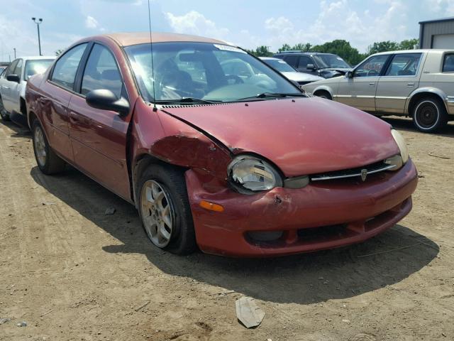 1P3ES46C3YD861671 - 2000 PLYMOUTH NEON BASE 橙色 照片 1