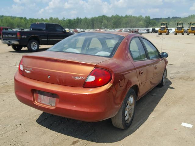 1P3ES46C3YD861671 - 2000 PLYMOUTH NEON BASE 橙色 照片 4