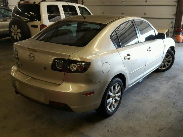 JM1BK12F571649534 - 2007 MAZDA 3 I GOLD photo 4