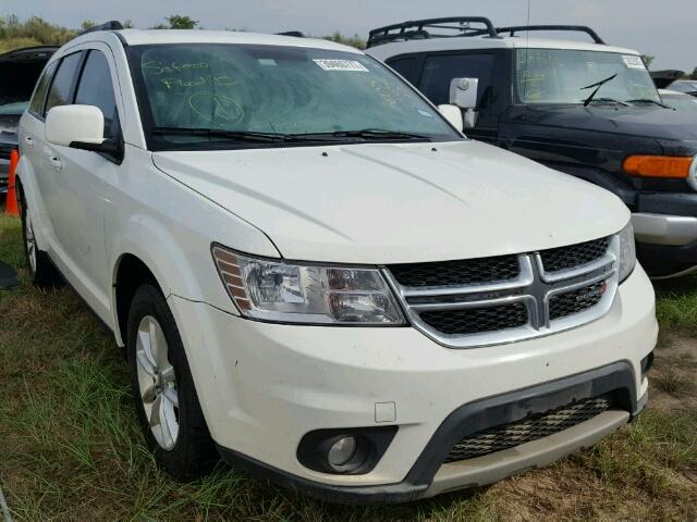 3C4PDCBG3ET229930 - 2014 DODGE JOURNEY SX WHITE photo 1