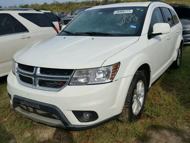 3C4PDCBG3ET229930 - 2014 DODGE JOURNEY SX WHITE photo 2