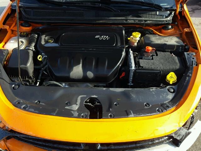 1C3CDFBA8DD333365 - 2013 DODGE DART SXT ORANGE photo 7