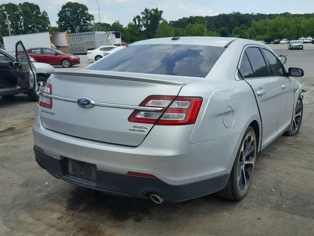 1FAHP2E81FG148575 - 2015 FORD TAURUS SEL SILVER photo 4