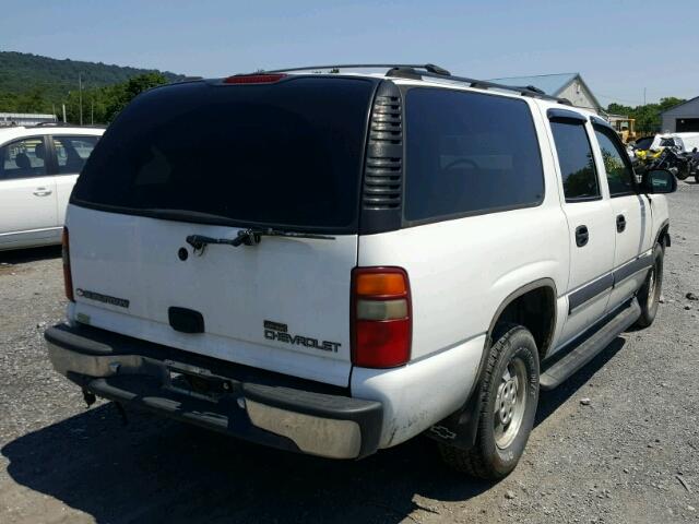 3GNFK16Z03G334343 - 2003 CHEVROLET SUBURBAN WHITE photo 4