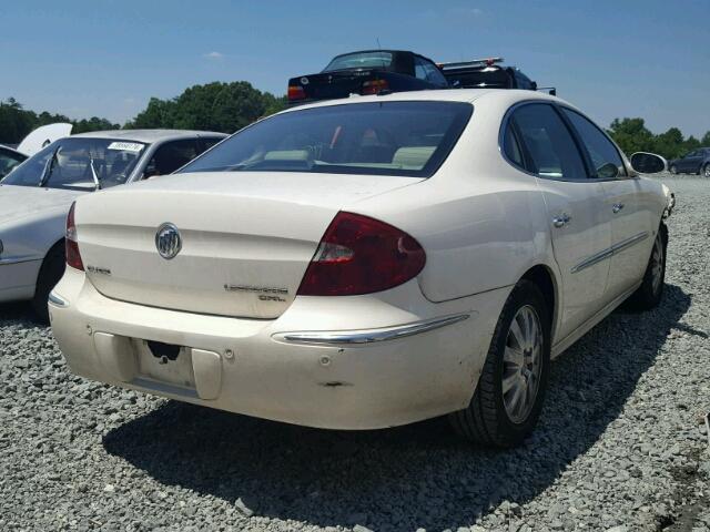 2G4WD582071139167 - 2007 BUICK LACROSSE C WHITE photo 4