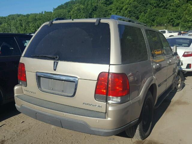5LMEU88H65ZJ12235 - 2005 LINCOLN AVIATOR 金色 照片 4