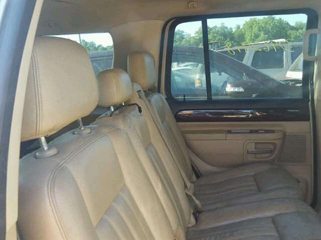 5LMEU88H65ZJ12235 - 2005 LINCOLN AVIATOR 金色 照片 6