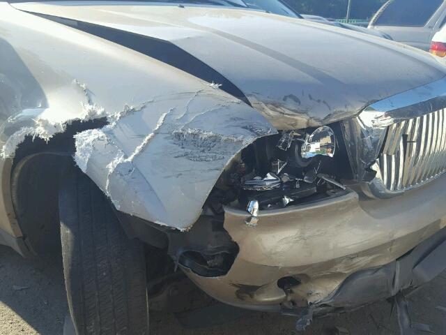 5LMEU88H65ZJ12235 - 2005 LINCOLN AVIATOR 金色 照片 9