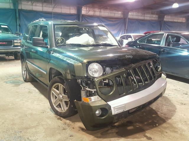 1J8FT48W28D649250 - 2008 JEEP PATRIOT LI GREEN photo 1